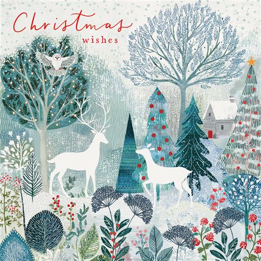 Woodland Deer - NSPCC / Cancer Research Charity Christmas Card Pack