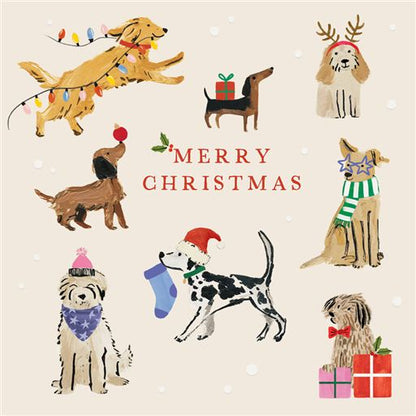 Festive Dogs - NSPCC / Cancer Research Charity Christmas Card Pack