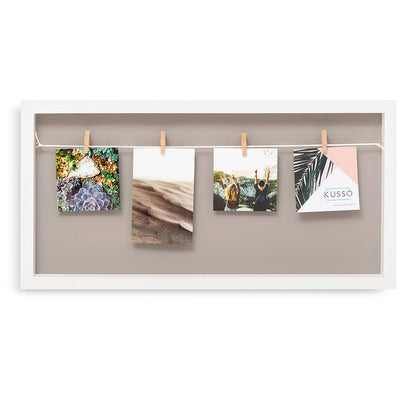 Kenro Clothesline Photo Display 4-photo rectangle