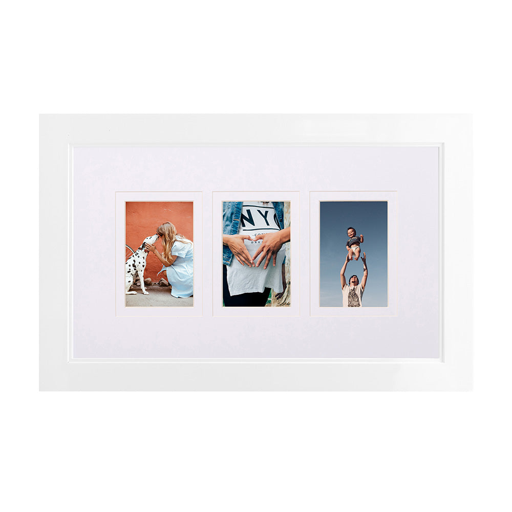 Kenro Rocco High Gloss 3-photo frame White
