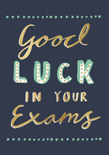 Good Luck in your Exams Card (AF234)
