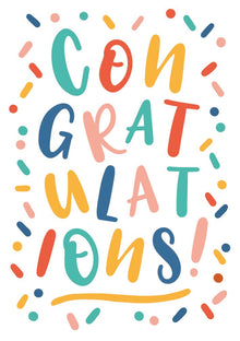 Congrats Confetti Card