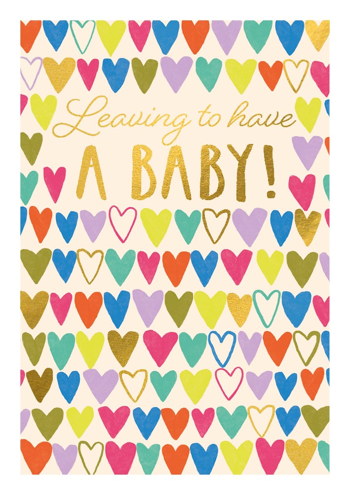 Leaving to Have a Baby Card