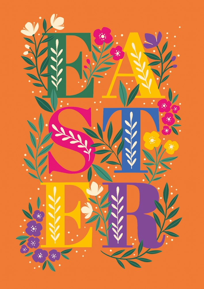 Easter Text Easter Card