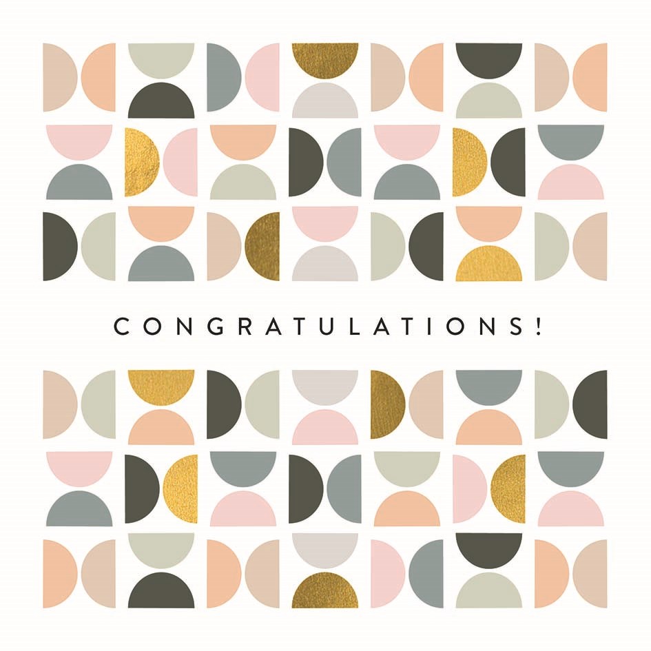 Congratulations Large Card (AFL28)