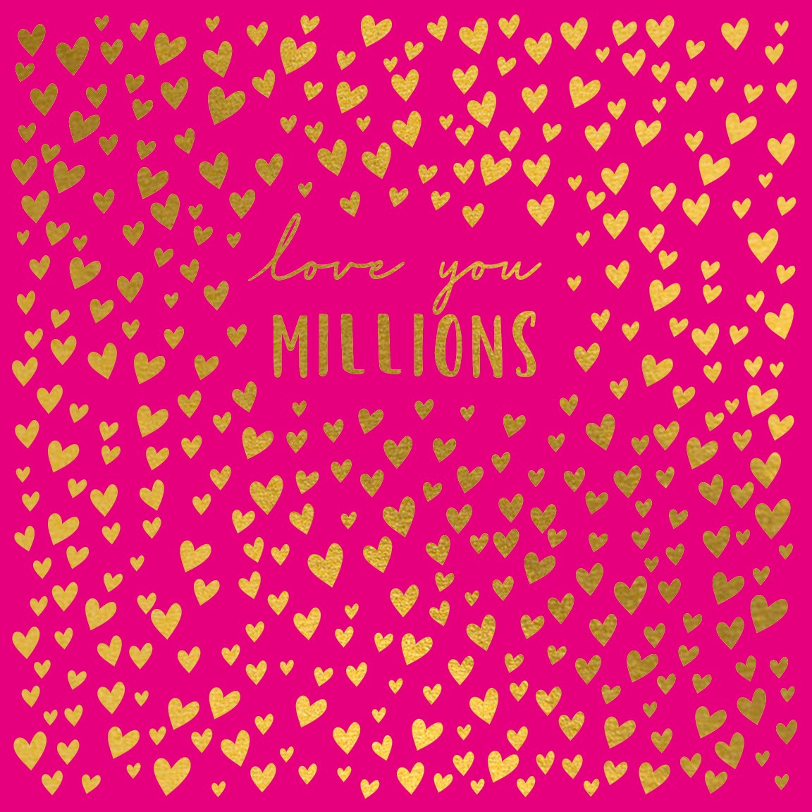 Lvoe You Millions (Large Valentine's Day Card)