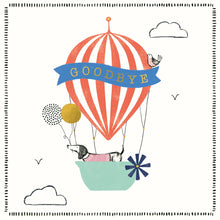 Goodbye Hot Air Baloon Large Card