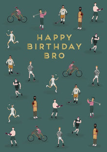Happy Birthday Bro Card