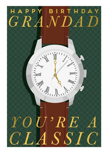 Classic Grandad Watch Card