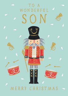 Wonderful Son Nutcracker Christmas Card