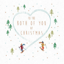 Both of You Ice Skaters Christmas Card