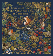 Grandparents Secret Garden Christmas Card