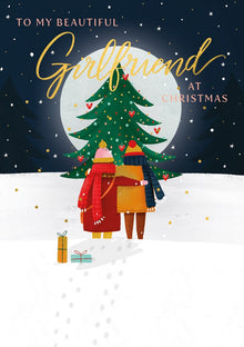 Beautiful Girlfriend Christmas Card