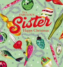 Fabulous Sister Christmas Card