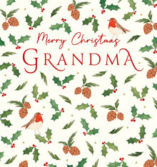 Grandma Merry Christmas Card