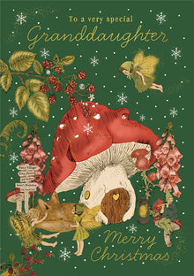 Special Granddaughter Christmas Card