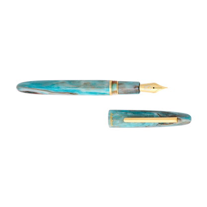 Esterbrook Estie Avalanche fountain pen, uncapped