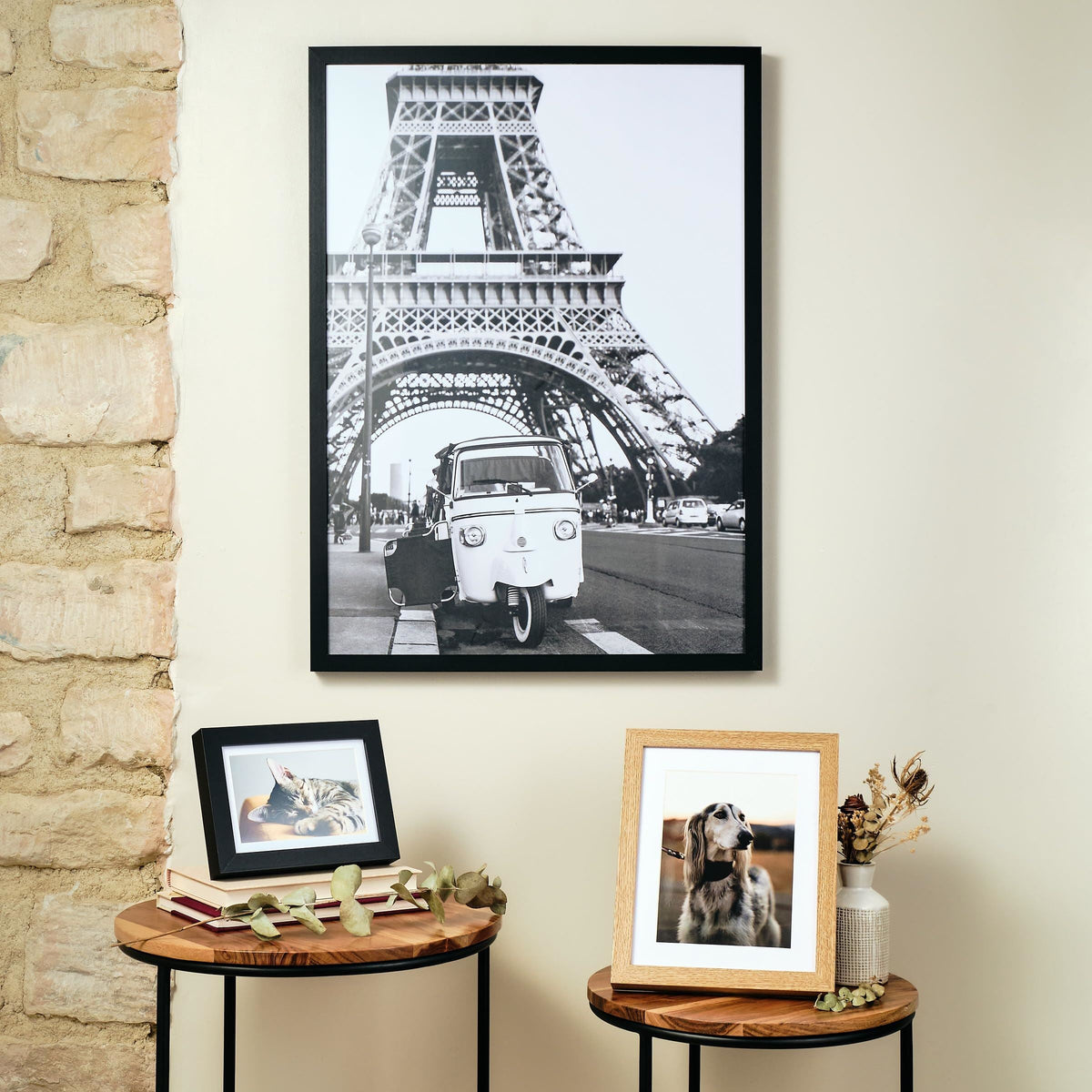 Kenro Chester frames on a wall
