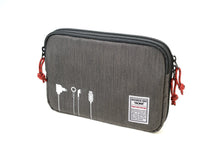 Troika Business Tech Pouch 2 cable organiser in grey and black