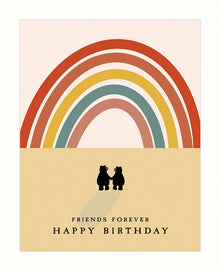 Friends Foever Rainbow Card