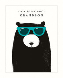 Super Cool Grandson Card
