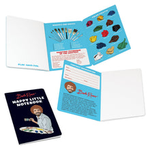 Bob Ross Happy Little Notebook inside pages with quotes