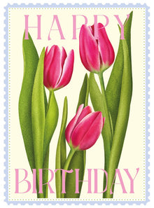 Tulips Colourburst Card
