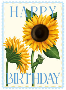 Sunflower Colourburst Card