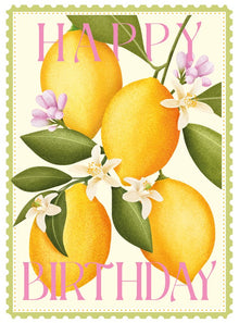 Lemons Colourburst Card