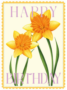 Daffodil Colourburst Card