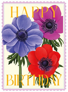 Anemones Colourburst Card