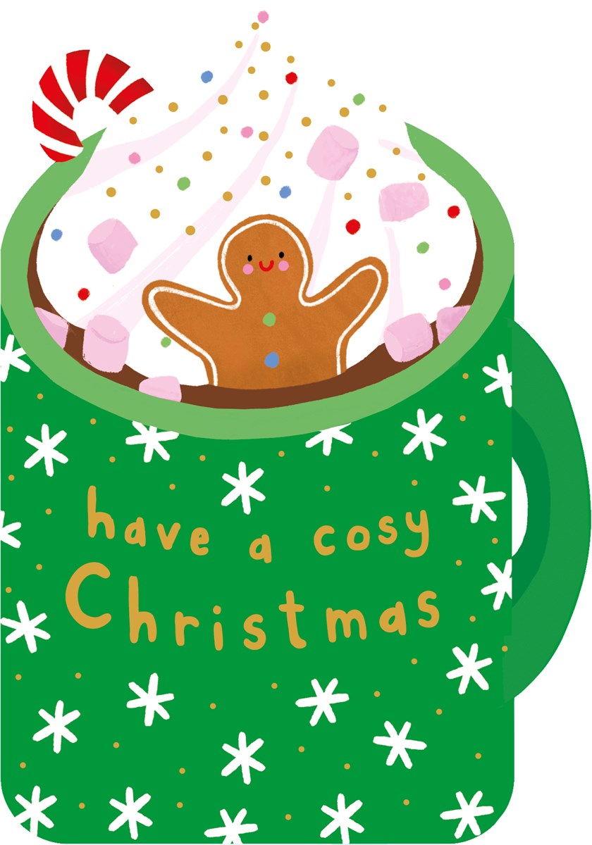 Candy Cane Lane Cosy Christmas Card