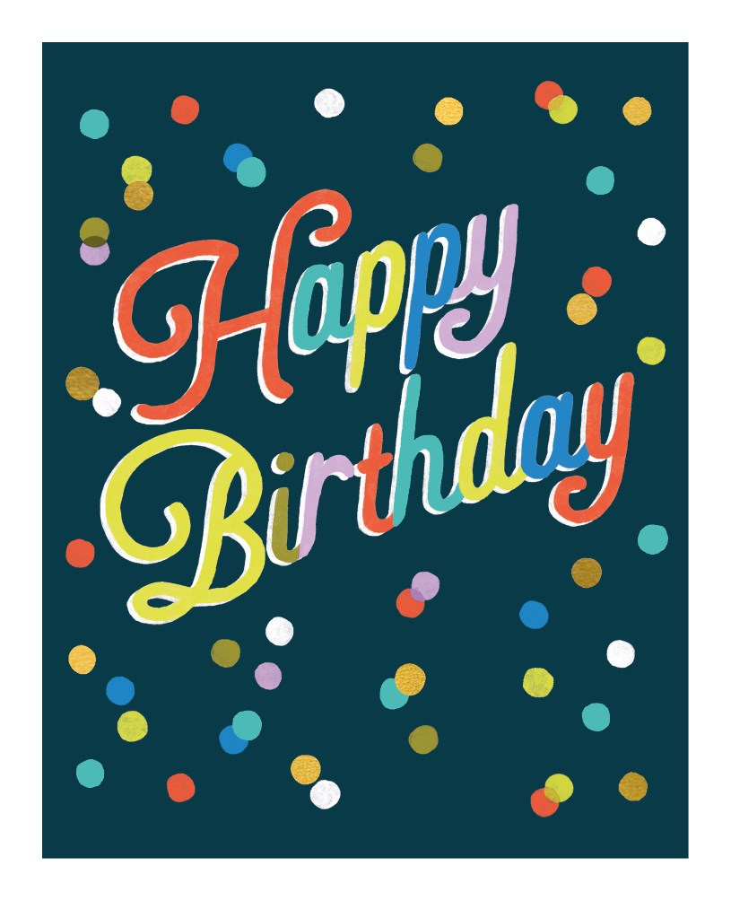 Happy Birthday Spots It's a Celebration Card