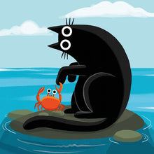 Crab Cat Cat Walk Card