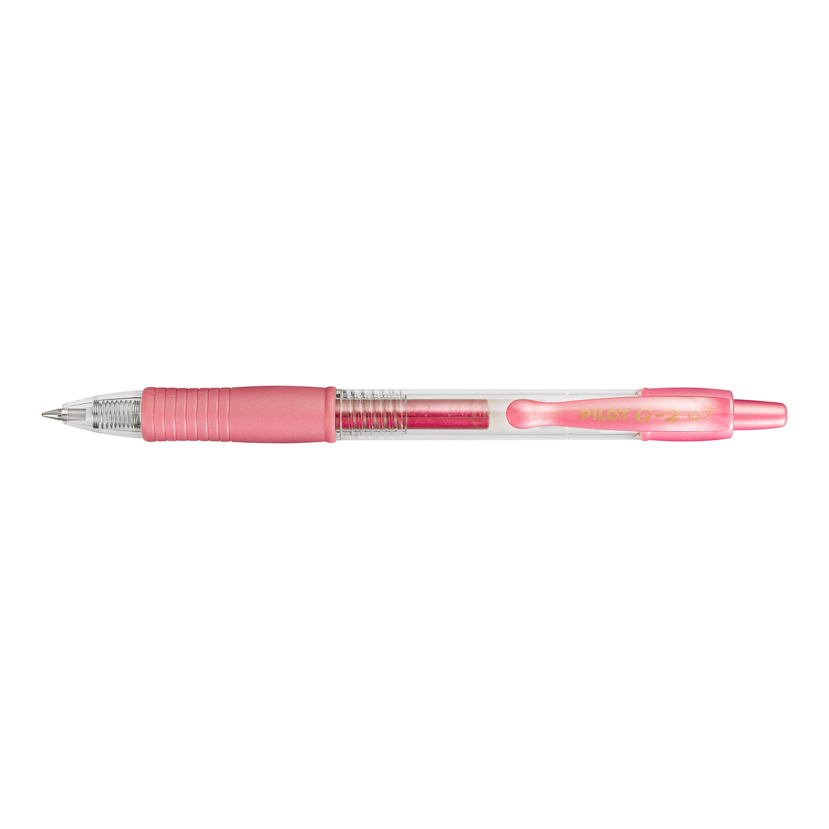 Pilot G-2 Metallic Retractable Gel Pen 0.7 – Pink – image 1