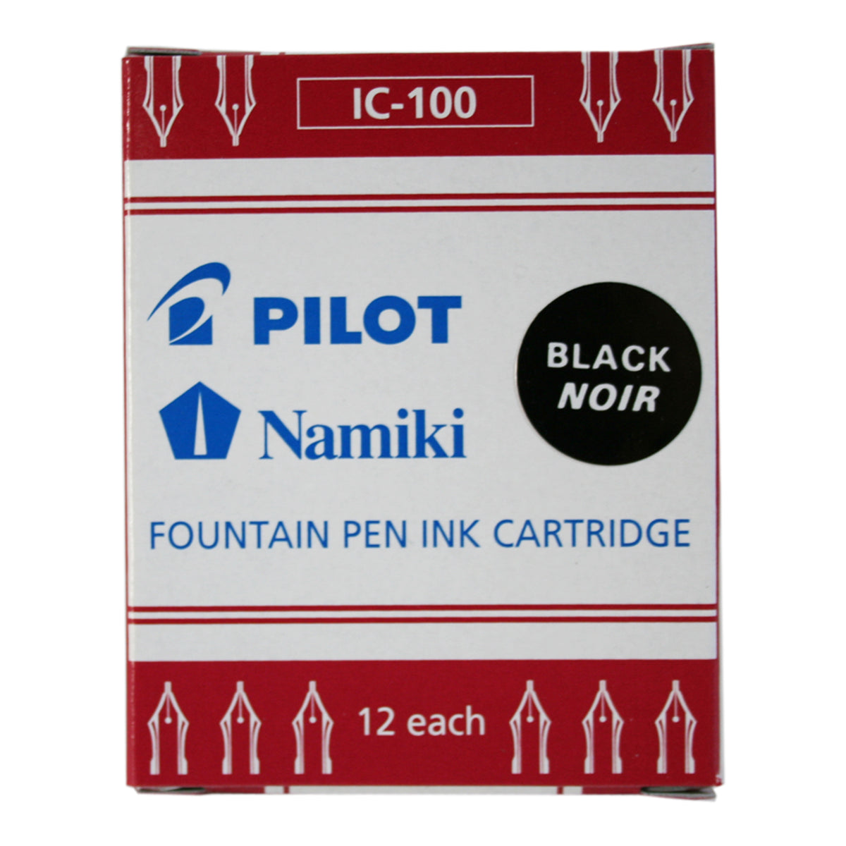 Pilot IC-100 Fountain Pen Ink Cartridges (Pack of 12) – image 1