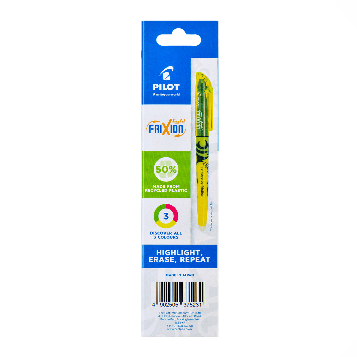 Pilot FriXion Light Erasable Highlighter – Blister & Wallet Packs – image 13