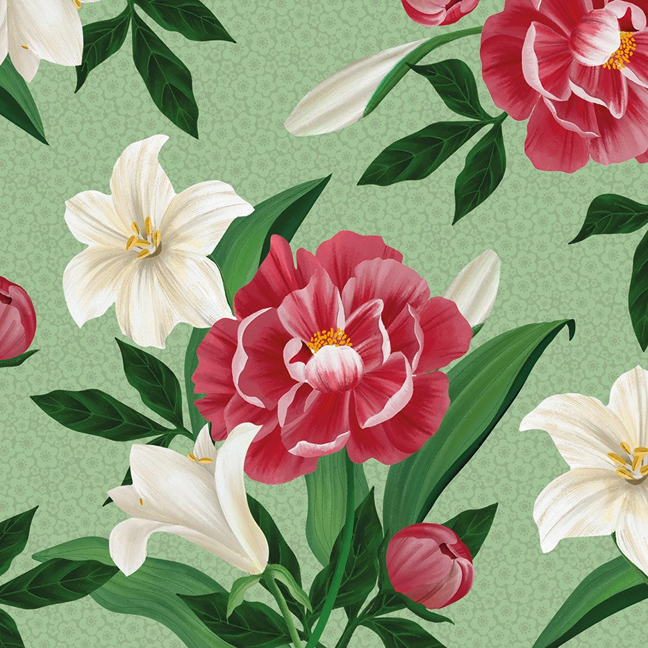 Florals at Belsay Hall English Heritage Card