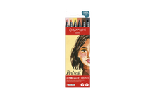 Caran D'Ache Fibralo Brush Pens- Set of 6 Portrait