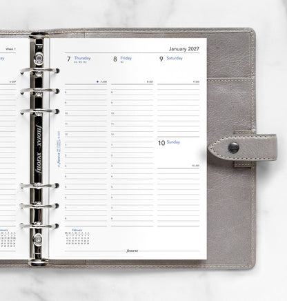 Filofax A5 Week on Two Pages Diary Refill 2027 – With Appointments