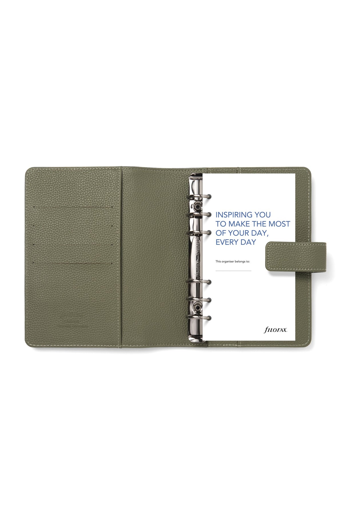 Filofax Camden Personal Organiser – Olive