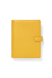Filofax Finsbury Pocket Leather Organiser – Mustard