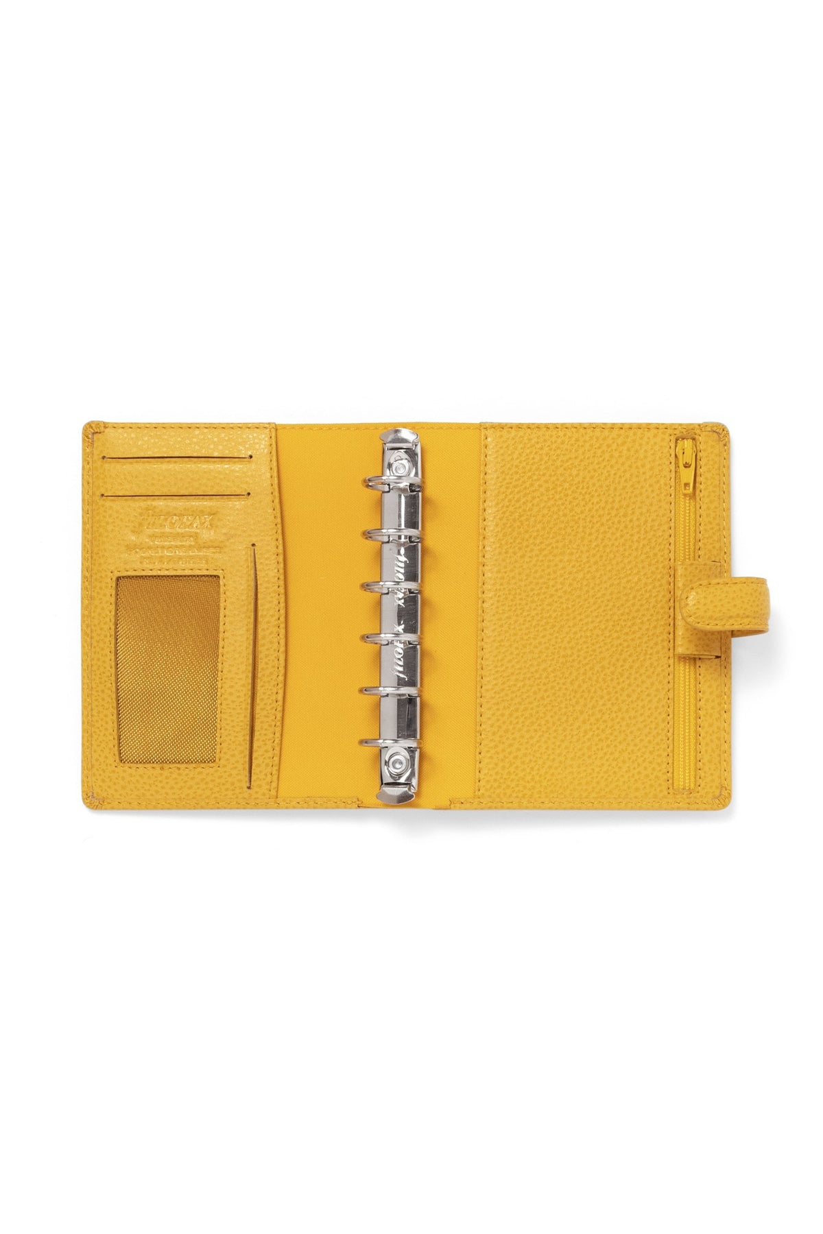 Filofax Finsbury Pocket Leather Organiser – Mustard