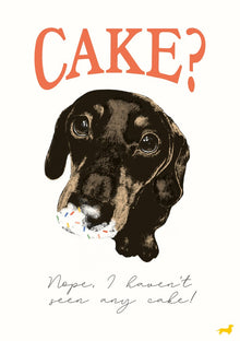 Cake? Call Me Frank Card