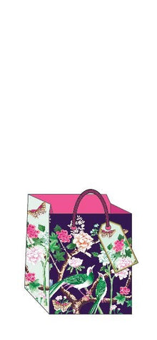 English Heritage Chinoiserie Small Sq Gift Bag