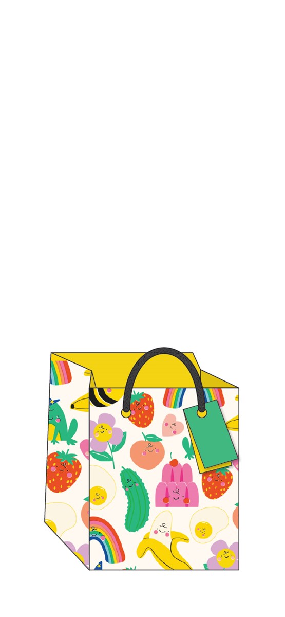 Happy Things Small Square Gift Bag