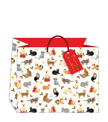 Santa Paws Large Landscape Gift Bag