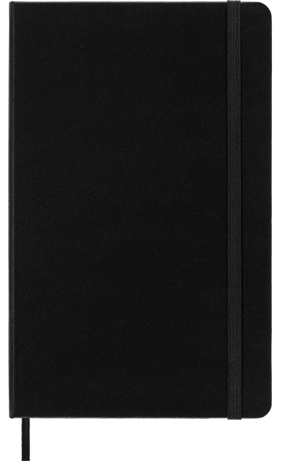 Moleskine Classic Notebook, Large, Dotted, Hard Cover in Black – front cover
