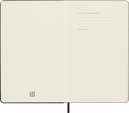 Moleskine Large Dotted Hard Cover Notebook in Black – alternative view