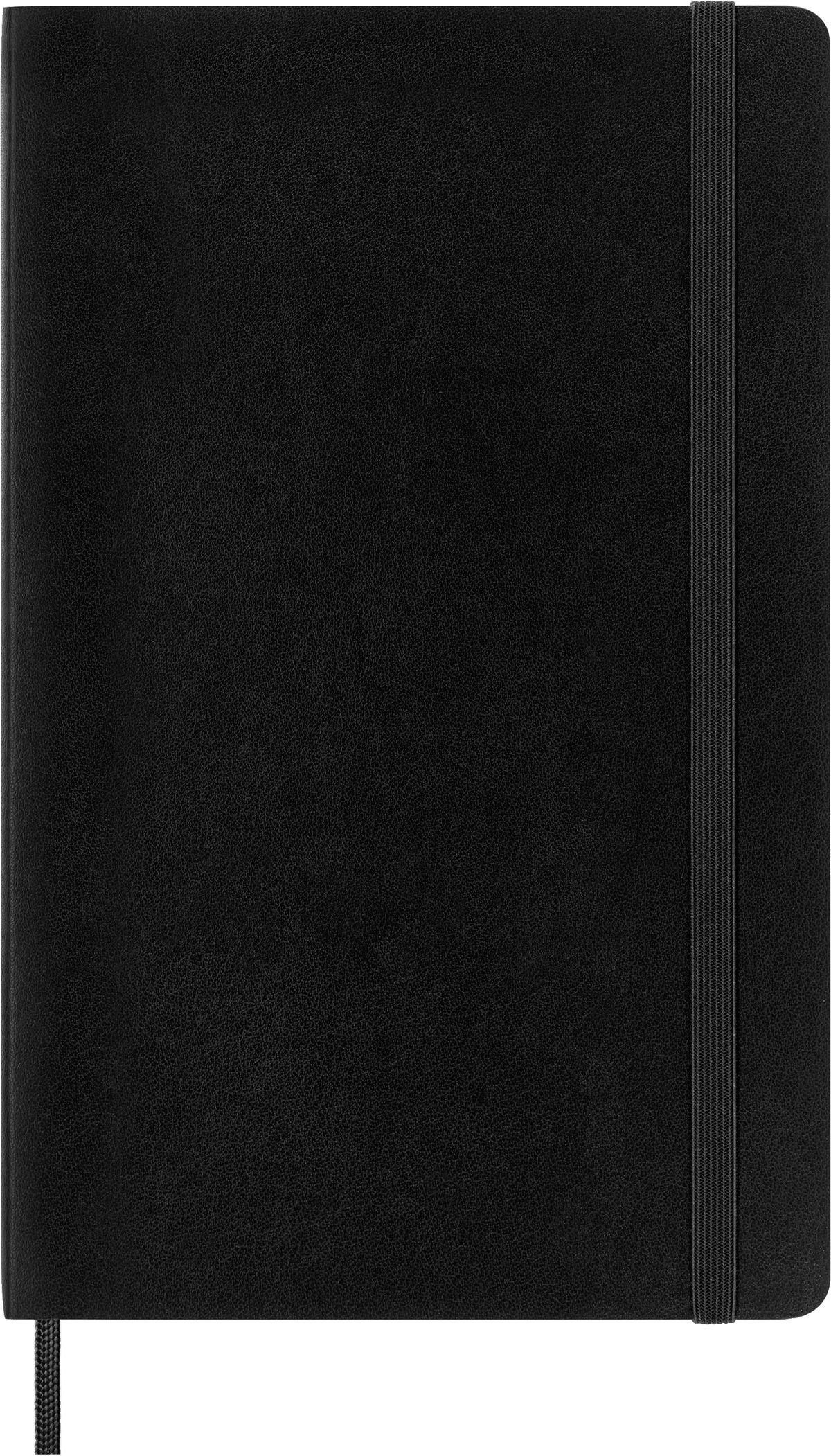 Moleskine Classic Large dotted notebook with black soft cover – front cover